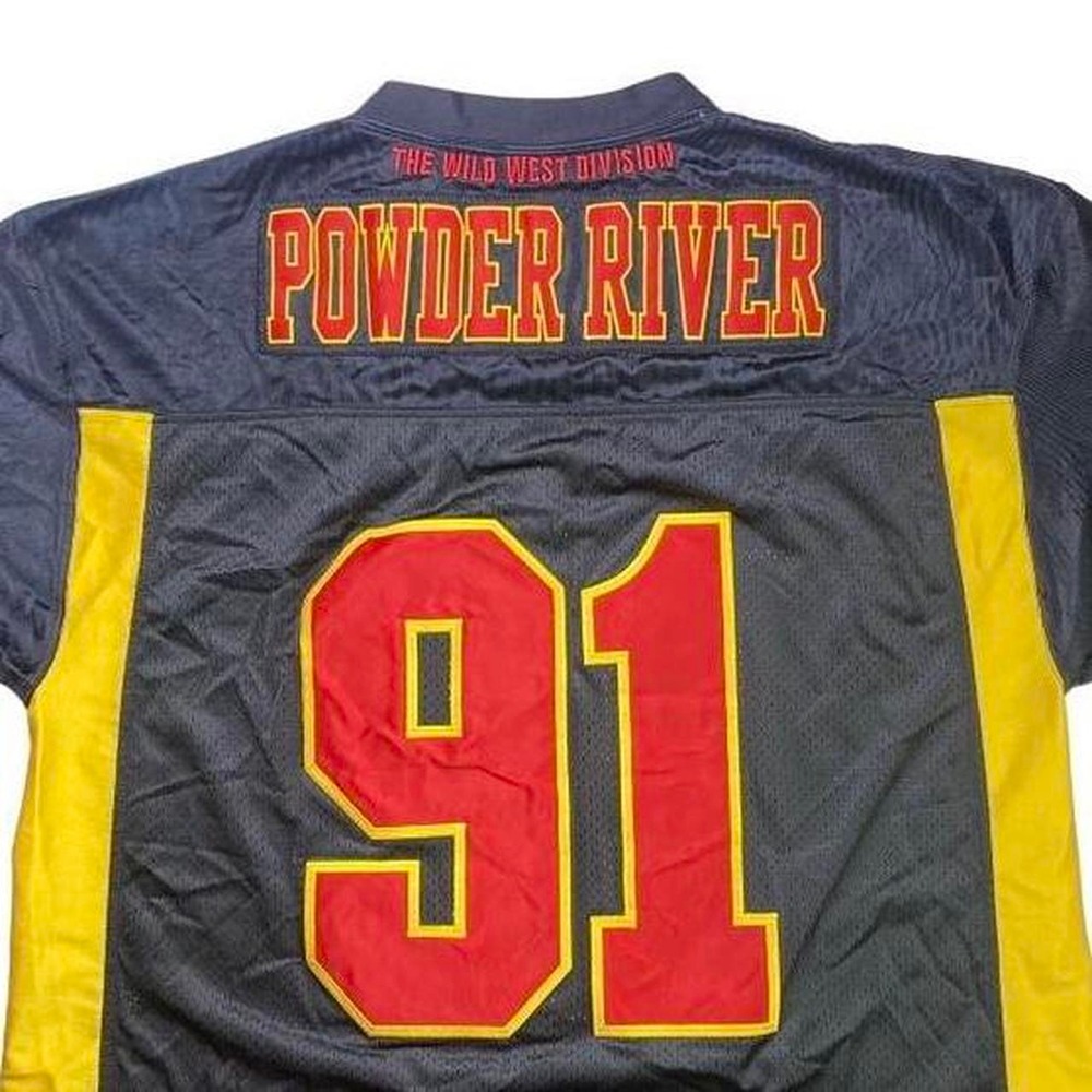 Vintage 90s POWDER RIVER military army football jersey - 91st Infantry Division